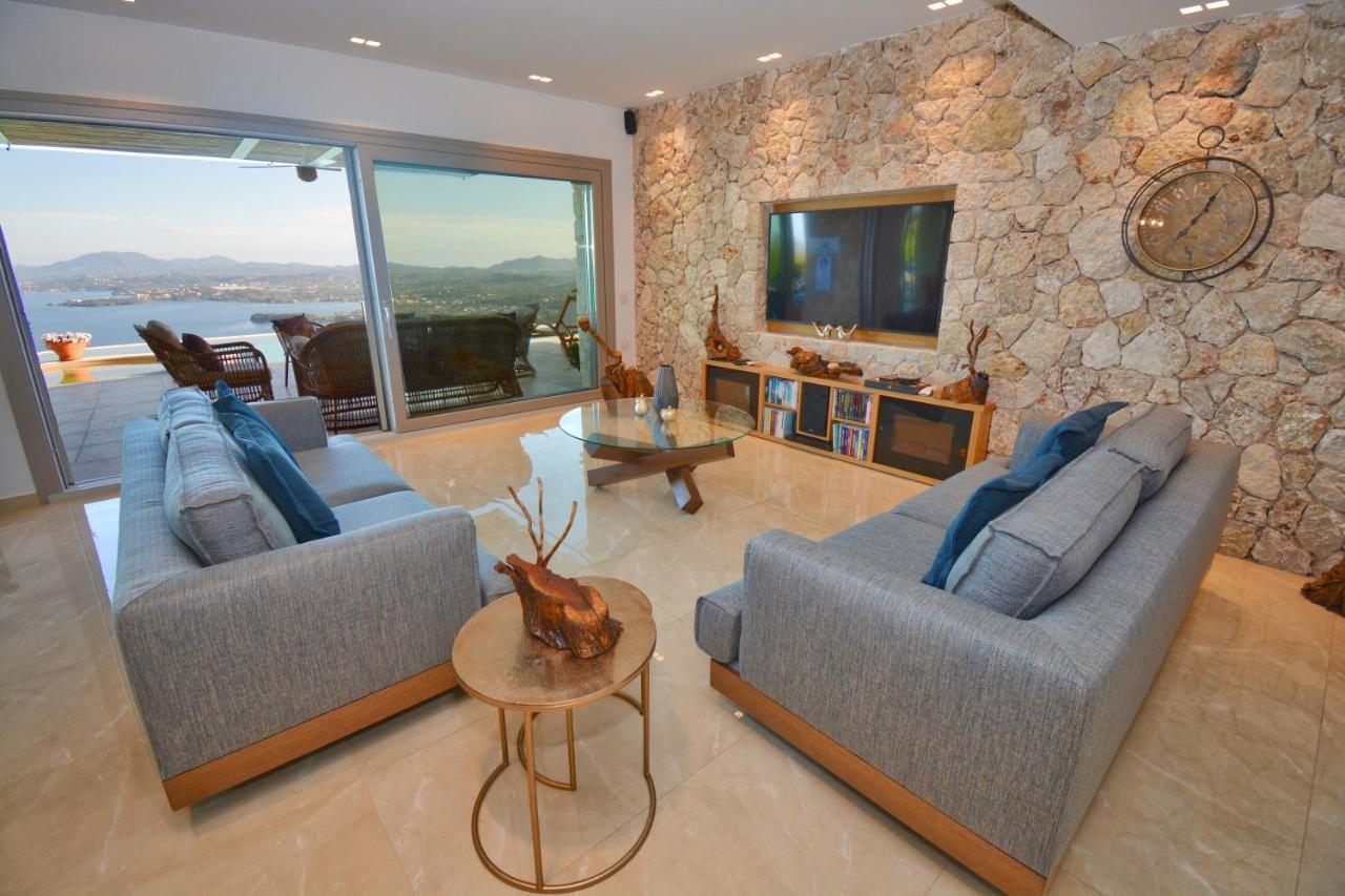 Summerwine Luxury Villa Sea View Private Pool Spartylas Exterior foto