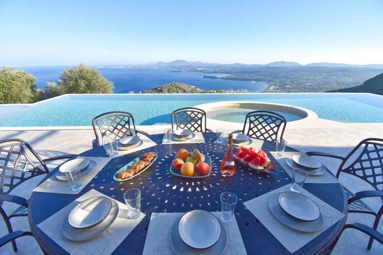 Summerwine Luxury Villa Sea View Private Pool Spartylas Exterior foto