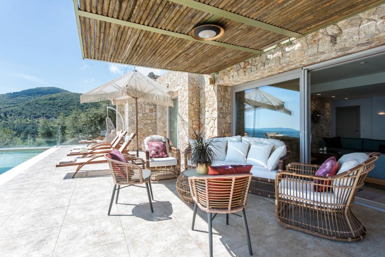 Summerwine Luxury Villa Sea View Private Pool Spartylas Exterior foto