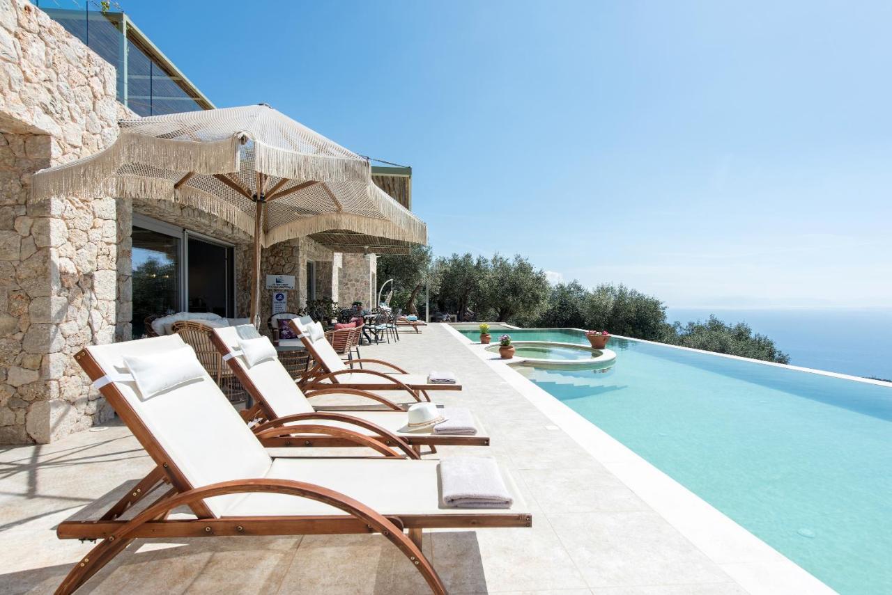 Summerwine Luxury Villa Sea View Private Pool Spartylas Exterior foto